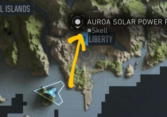 Auroa Solar Power Plant route reference